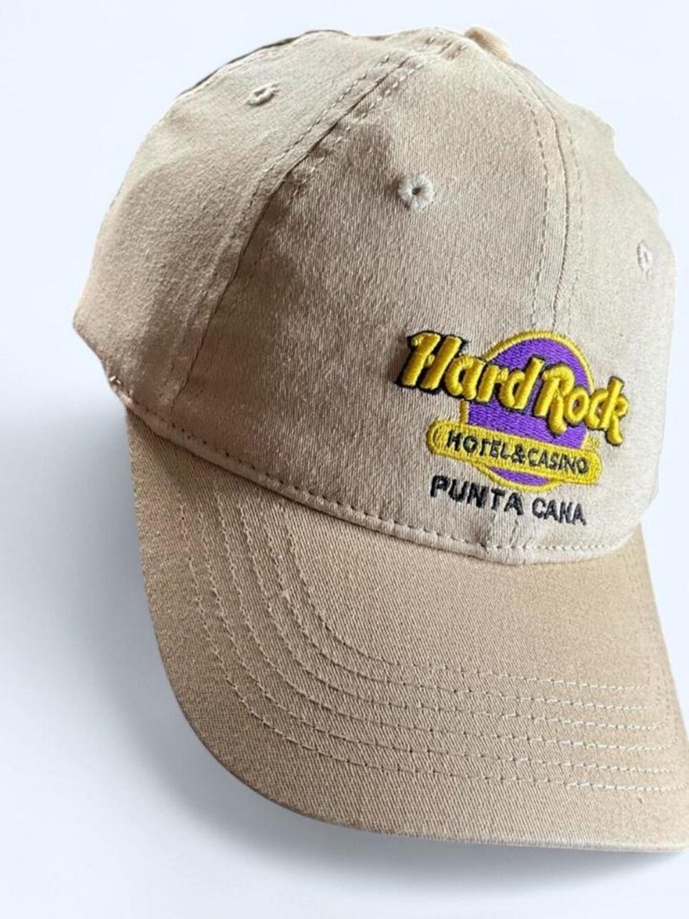 NWTs VTG Hard Rock Punta Cana Hotel Streetwear Statement Authentic Cream Hat